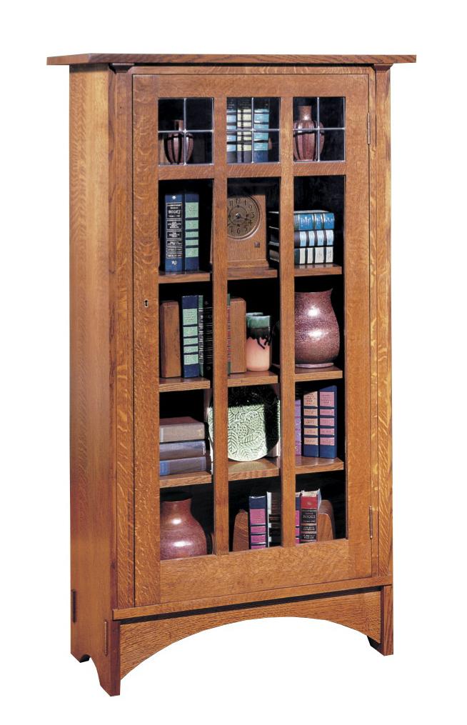 Stickley Oak Mission Classics 000000089705 Single Door Bookcase